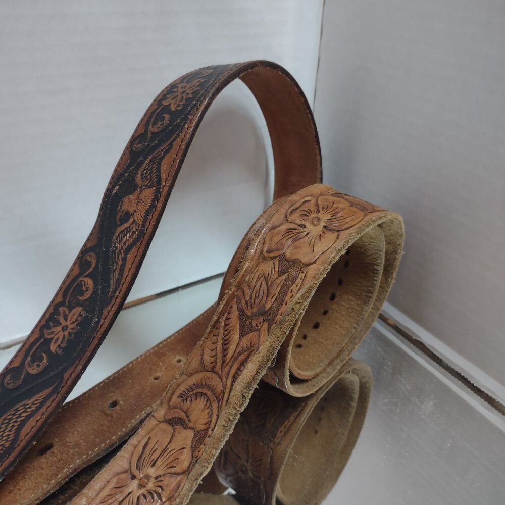 Top Grain Leather Belts 2 USA Made Customize Buckle Gift Fashion